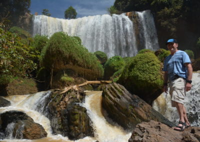 Thrilled to go at Elephant Water Falls