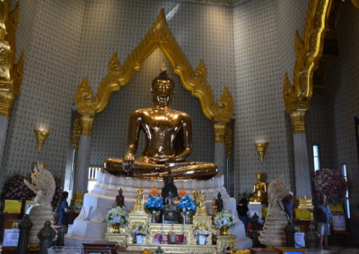 Outstanding View inside the Golden Buddha Temple
