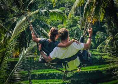 Memorable moment at Bali's Rice Terraces Couples Love