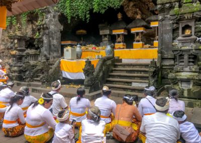 Experiencing the rituals at Bat Cave Temple