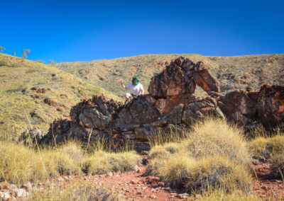 Passing By Wild Horse Rock Formation Southern Utah