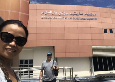 Husband and Wife Explores Darussalam Maritime Museum