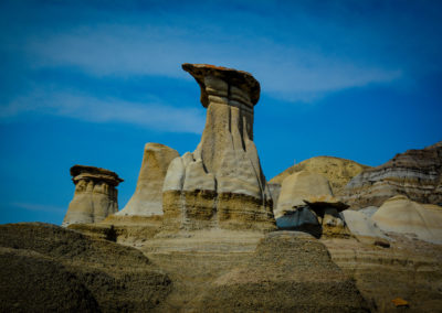 Hiking At Drumheller Alberta