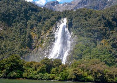Extraordinary View of Lady Bowen Falls New Zealand