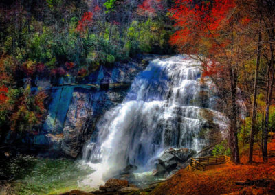 Otherworldly Scenery of Rainbow Falls North Carolina