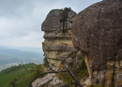 Mountaintop view of Sphinx in Monks Cowl Vivshane Adventures